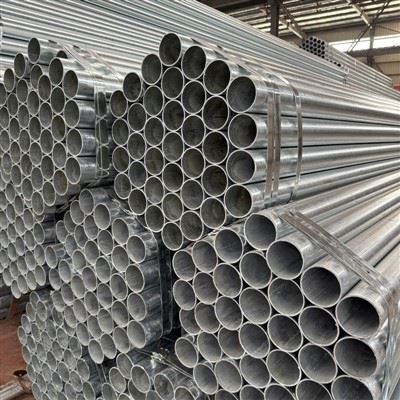 ERW ASTM BS1139 जस्ती स्टील पाइप