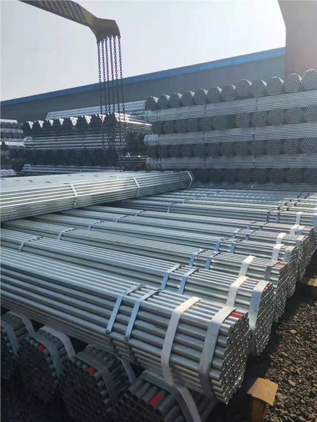 48.3 mm गर्म डूबा जस्ती दौर मचान पाइप